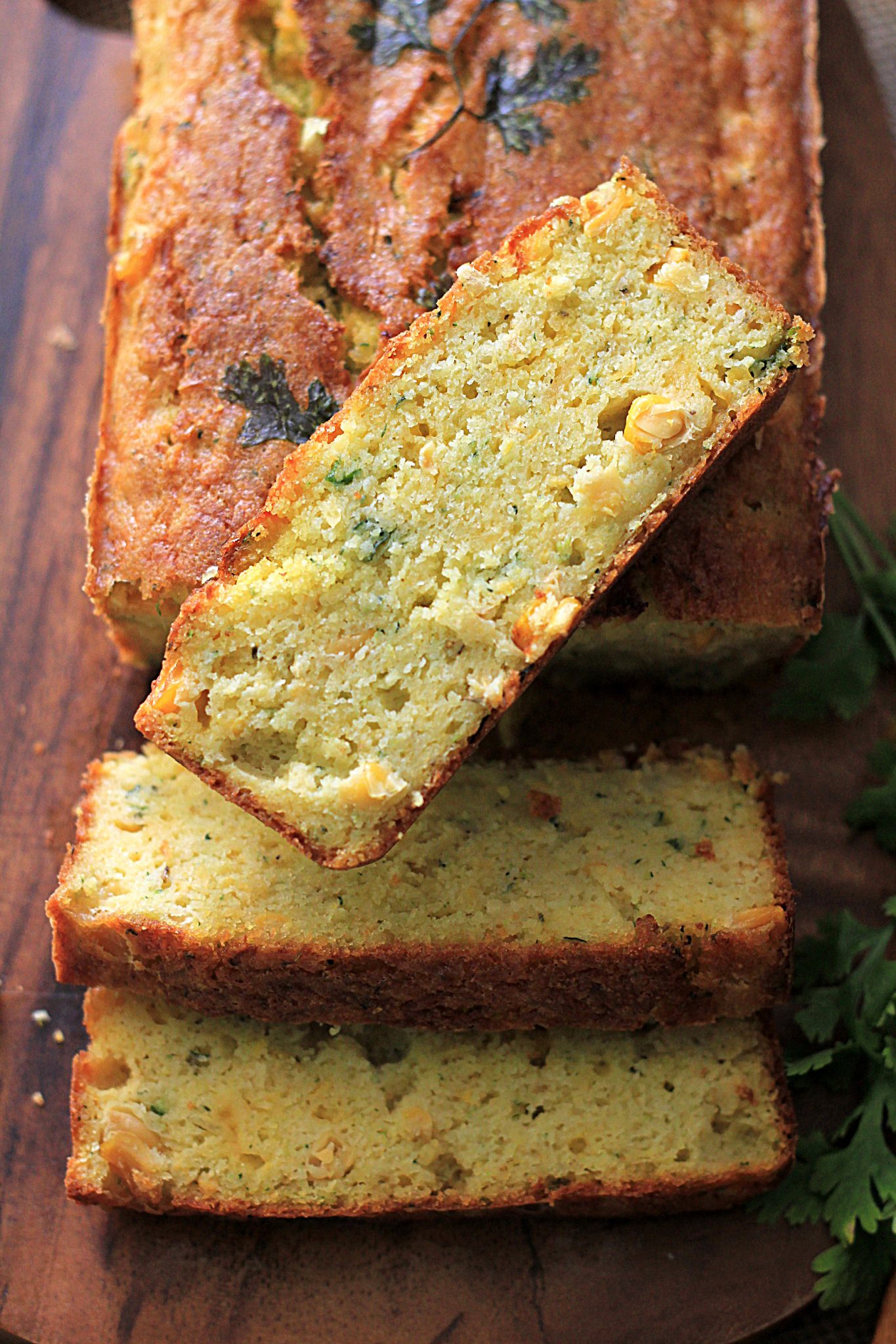Zucchini Cornbread Savory Cornbread Ruchik Randhap