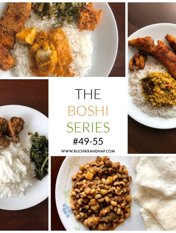 The Boshi Series | Meal Ideas | Boshi# 49 – 55