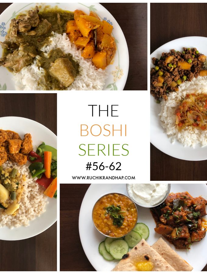 The Boshi Series | Meal Ideas | Boshi# 56 – 62