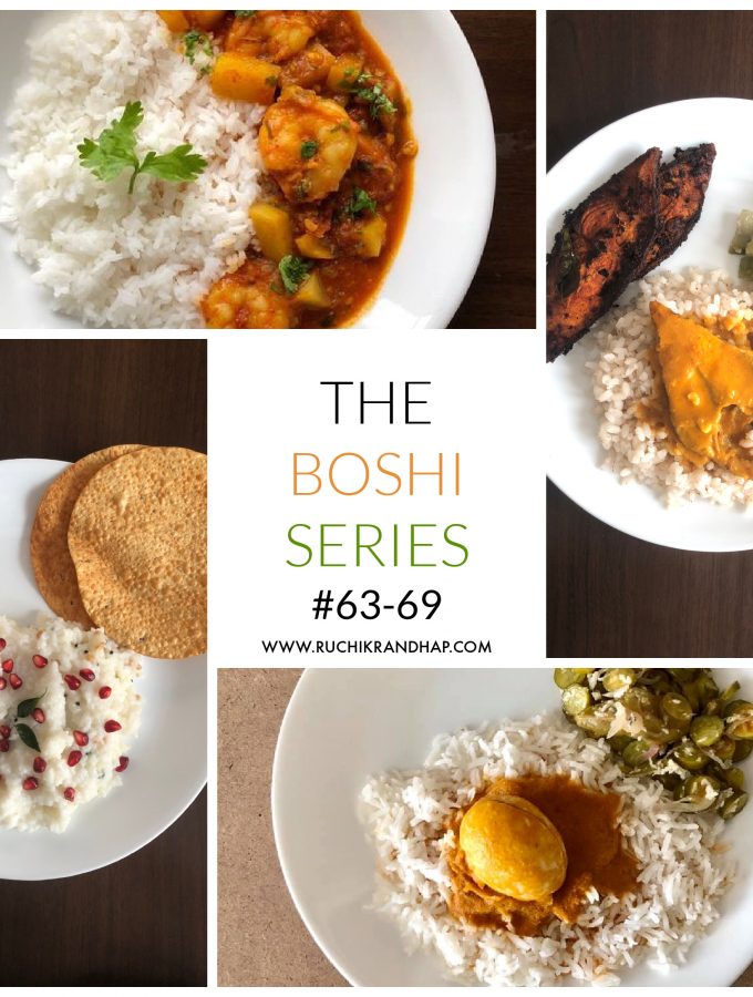 The Boshi Series | Meal Ideas | Boshi# 63 – 69