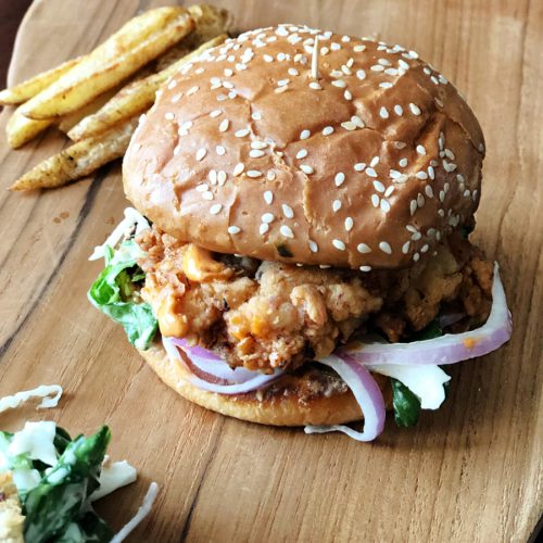 🍔BURGER SPECIAL🍔 BIG Poppa Burger 🍗Buttermilk Fried Chicken